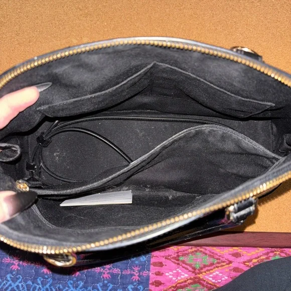 Coach Black Signature Satchel - Picture 5 of 7